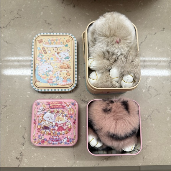 Bunnylulu Handmade Plush Bunny Keychain - Picture 2 of 5